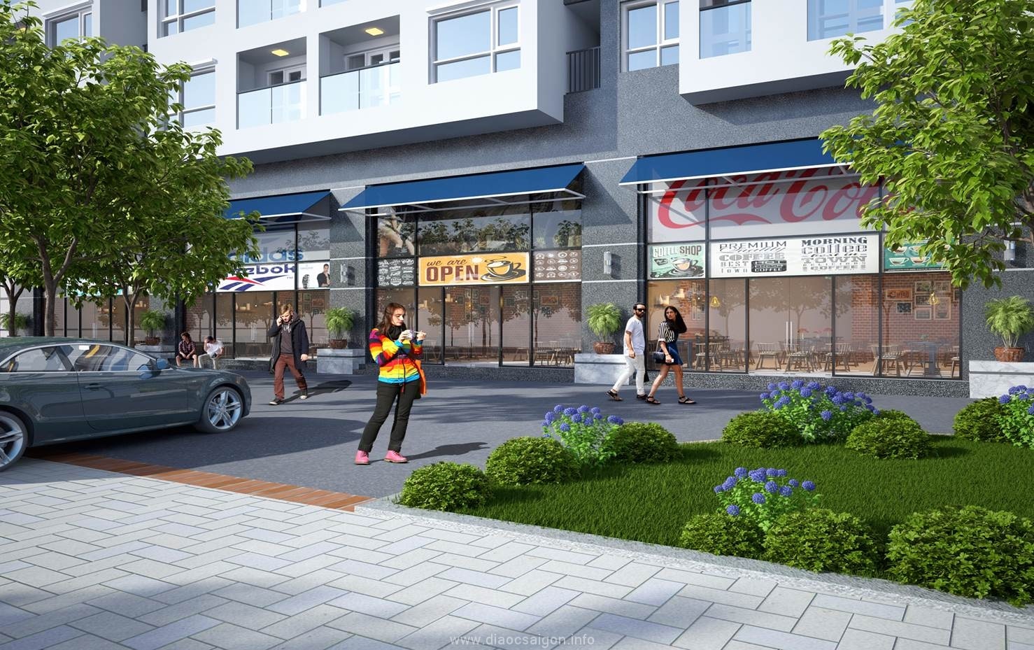 Cho thuê các loại căn Shophouse Florita