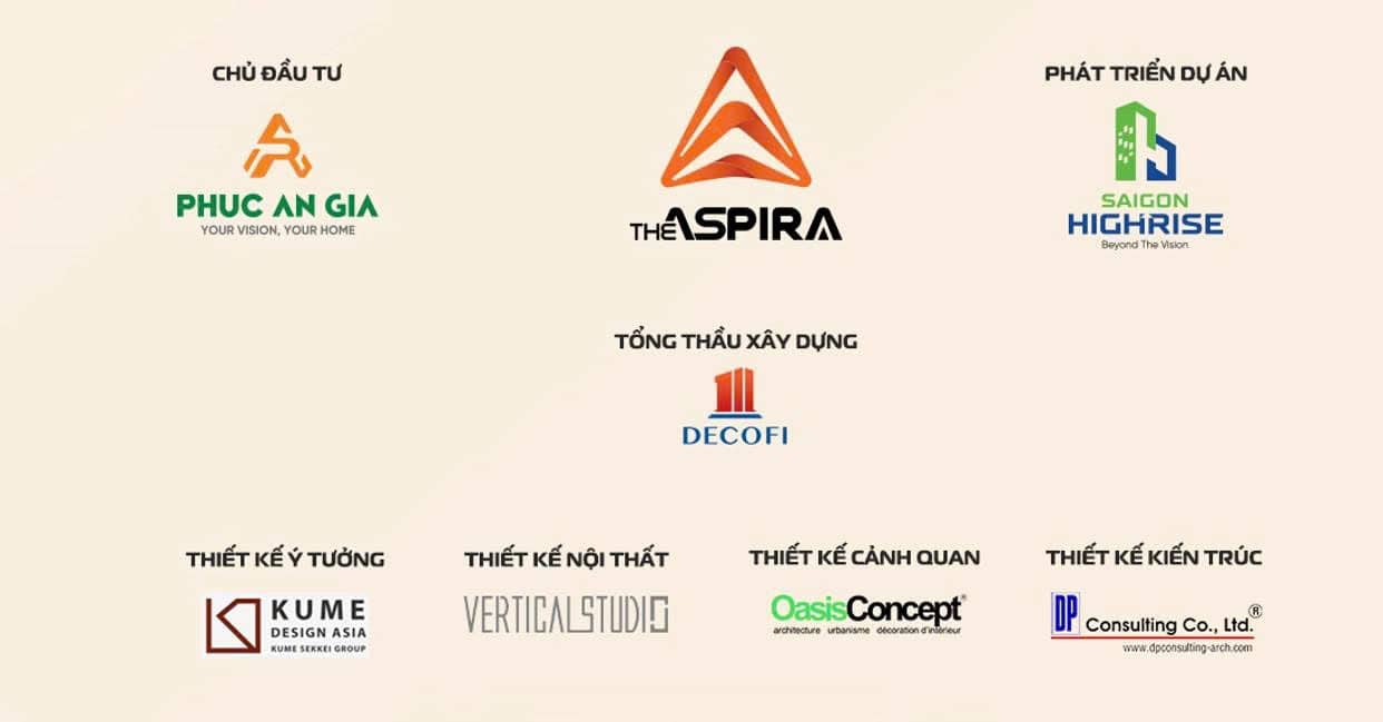 7 đơn vị đồng hành và phát triển dự án The Aspira