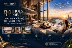 Penthouse The Privé Có Gì Khác Căn Hộ Thông Thường?